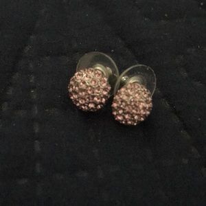 Touchstone Crystal Earrings - Pink